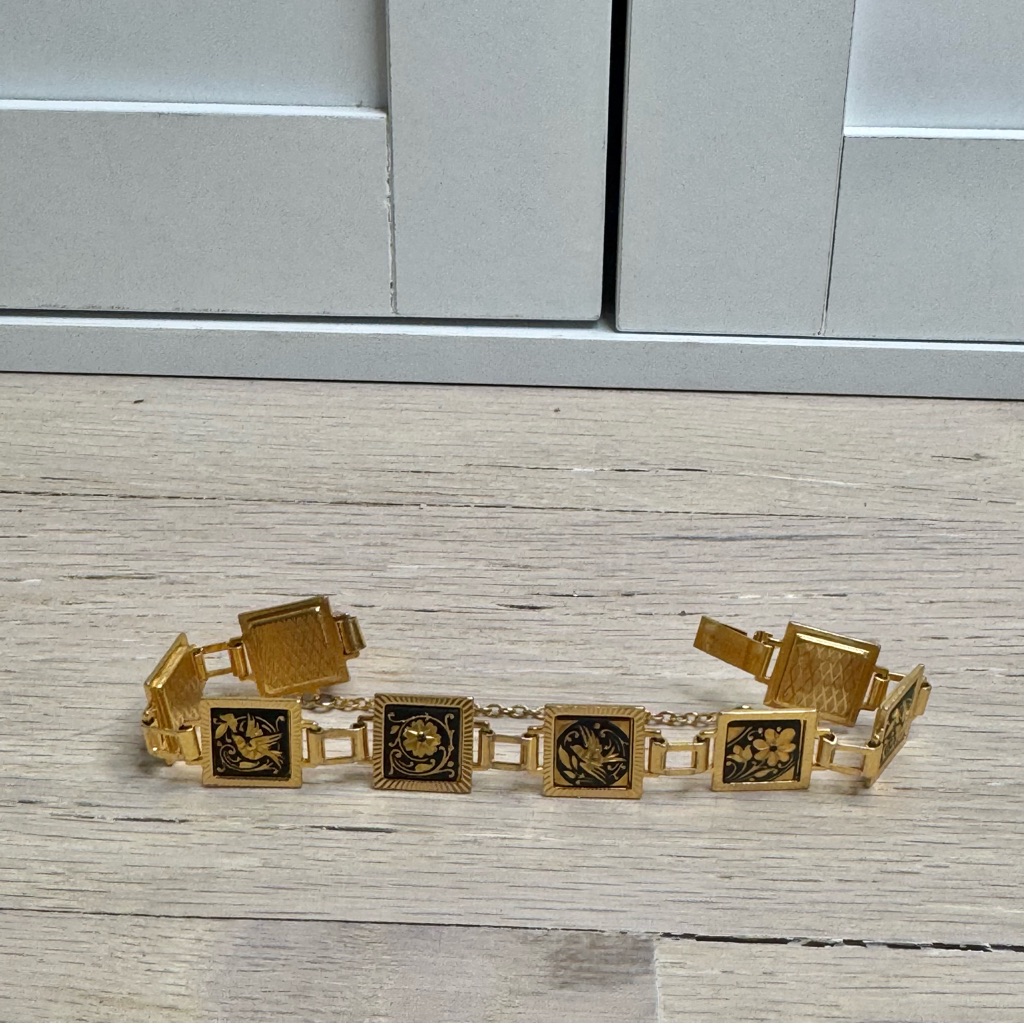 Vintage Damascene Bracelet 30$